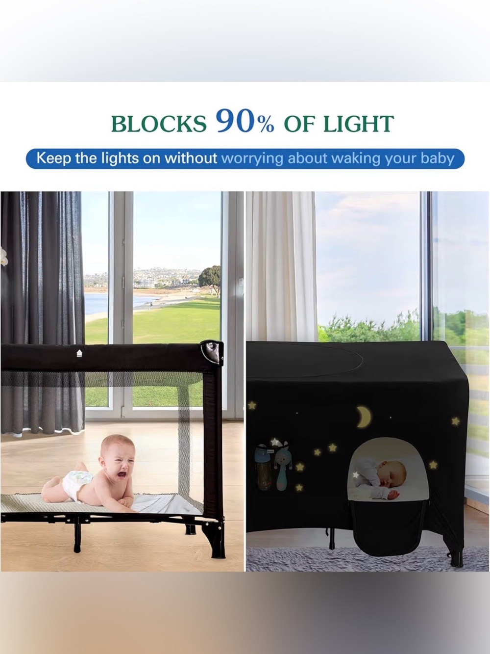 Pack N Play Blackout Cover